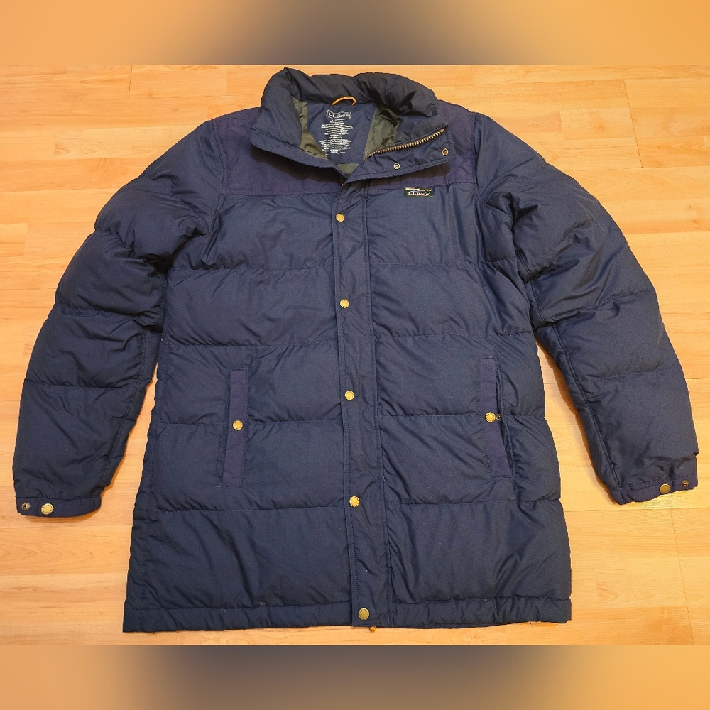 LL Bean Goose Down Puffer Winter Coat L